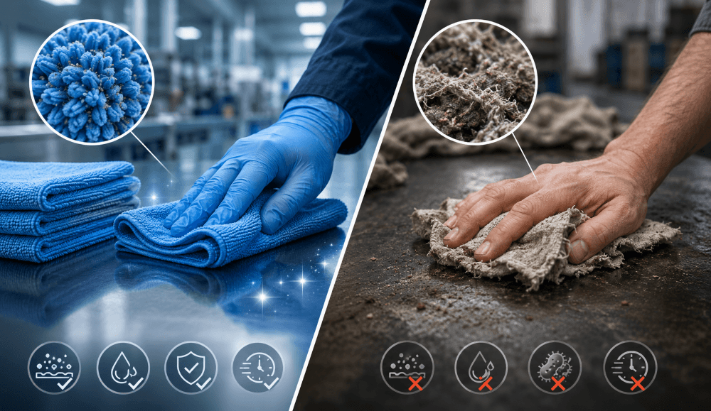 industrial wiping cloths
